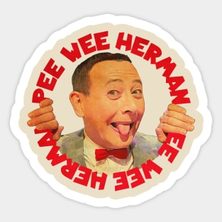 Pee Wee Herman Vintage Sticker